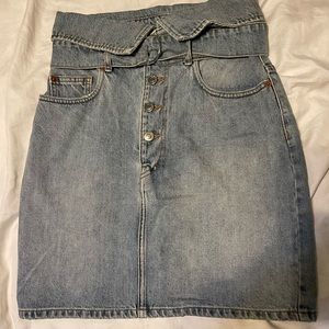 Iro high waisted denim skirt